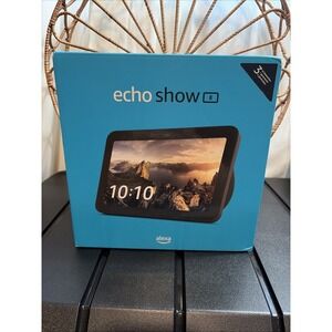 SEALED Amazon Echo Show 8 (3rd Gen) Smart Display Alexa Charcoal/Black- 8in NWT